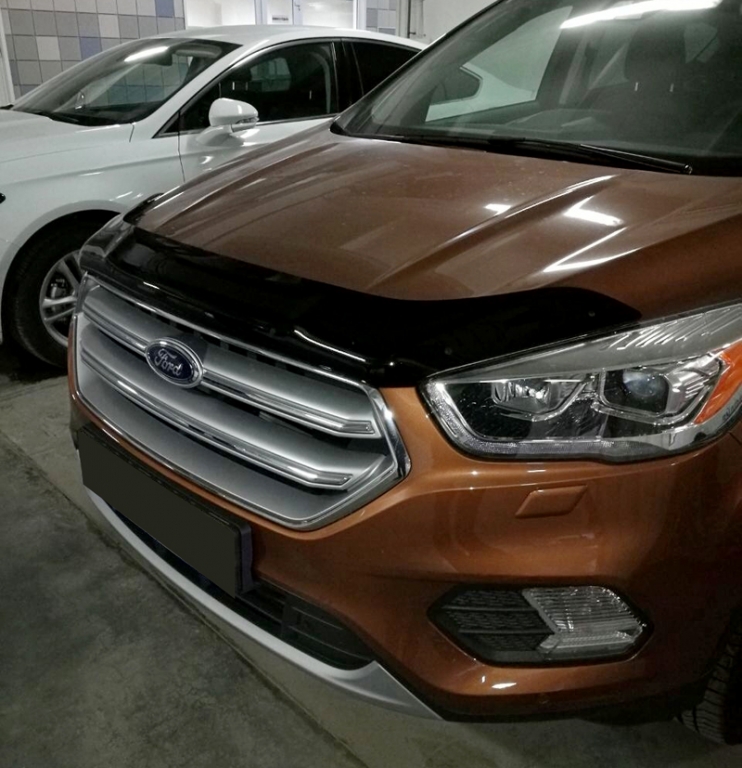 Дефлектор капота темный FORD Kuga 2016- / Форд Куга