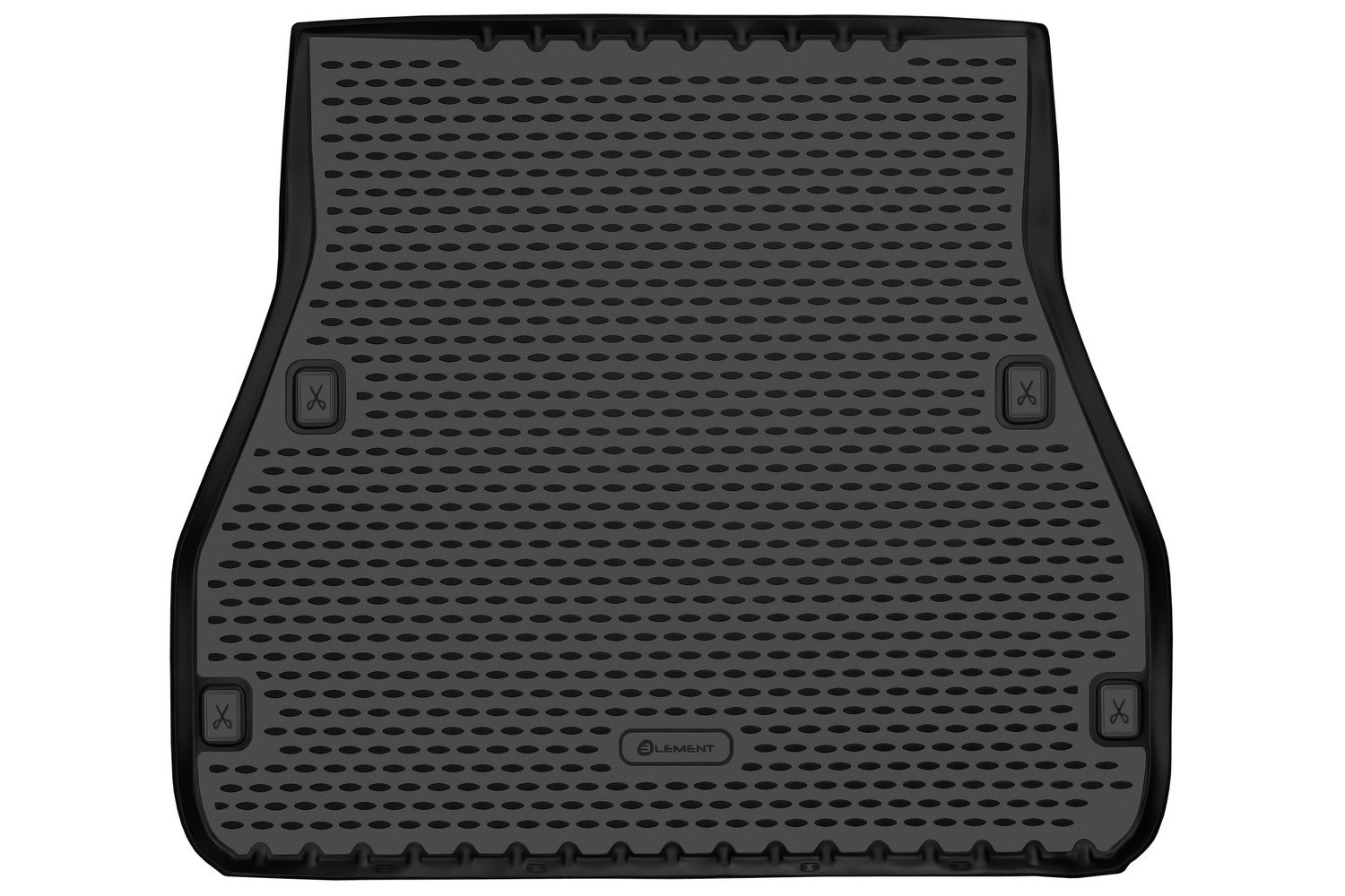 Коврик в багажник для LEXUS LX 600, 2021-, внед, цельное сид. 2 ряда, 5 мест, 1шт. (полиуретан) / Лексус ЛХ