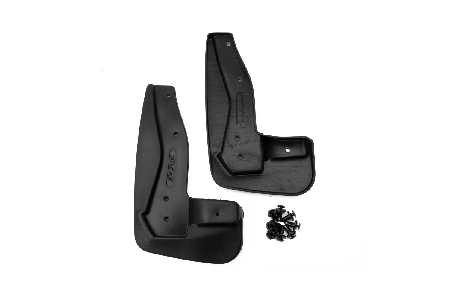 Брызговики передние MITSUBISHI PAJERO SPORT III 2015-2021 2 шт. (полиуретан) (optimum) в пакете / Митсубиси Паджеро спорт