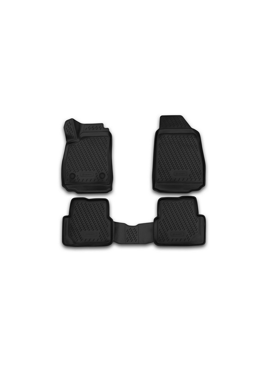 Коврики 3D в салон подходит для CHEVROLET Cobalt (II, IIr) 2011-2016, 2020-/RAVON R4 2016-2020, 4 шт. / Шевроле Кобальт