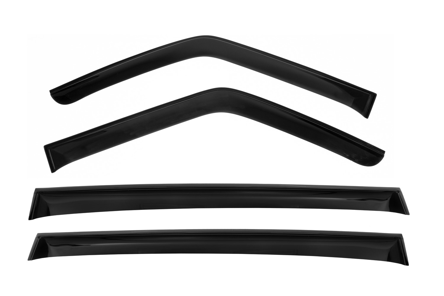 Дефлектор окон (НАКЛАДНОЙ скотч 3М), 4 шт., для KIA Carnival IV, 2020-, минивэн / Киа Карнивал