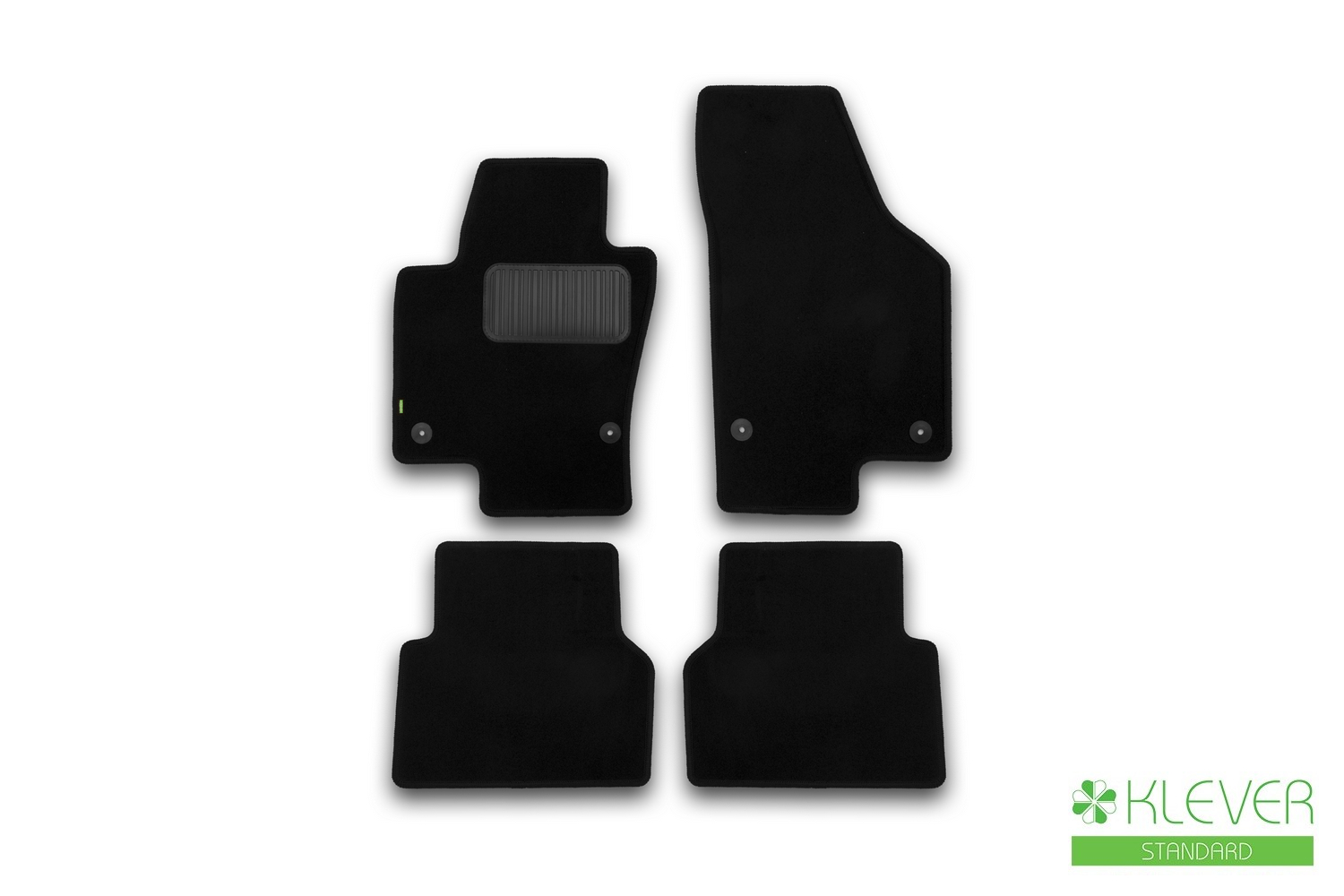 Коврики в салон Klever Standard VOLKSWAGEN Tiguan, 2007-2011, 2011-2016, кросс., 4 шт. (текстиль) / Фольксваген Тигуан