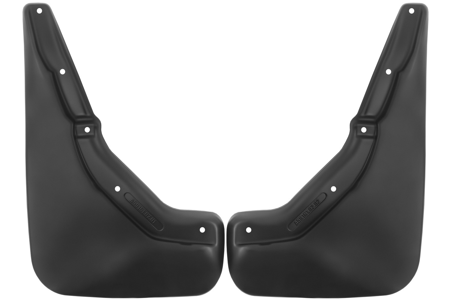 Брызговики задние для LADA (ВАЗ) Niva Travel 2021 - 2 шт.(optimum) в пакете / Лада Нива