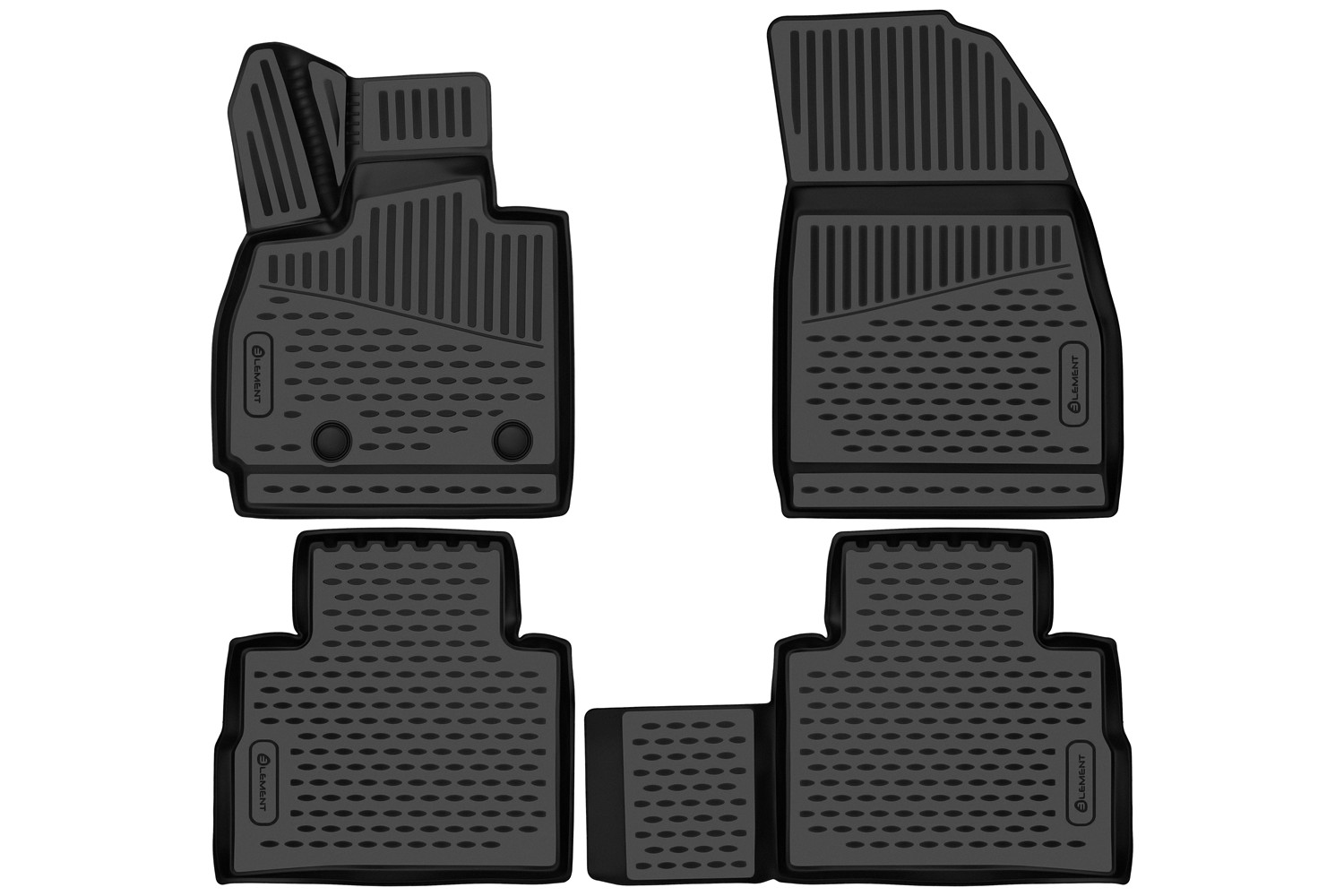 Коврики 3D в салон для EXEED RX 2023 - 4шт. (полиуретан) / Эксид РХ