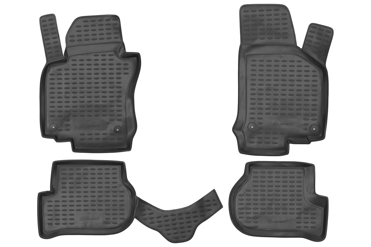 Коврики в салон VW Golf VI 04/2009-, хб., 4 шт., без подлок. (полиуретан) / Фольксваген Гольф