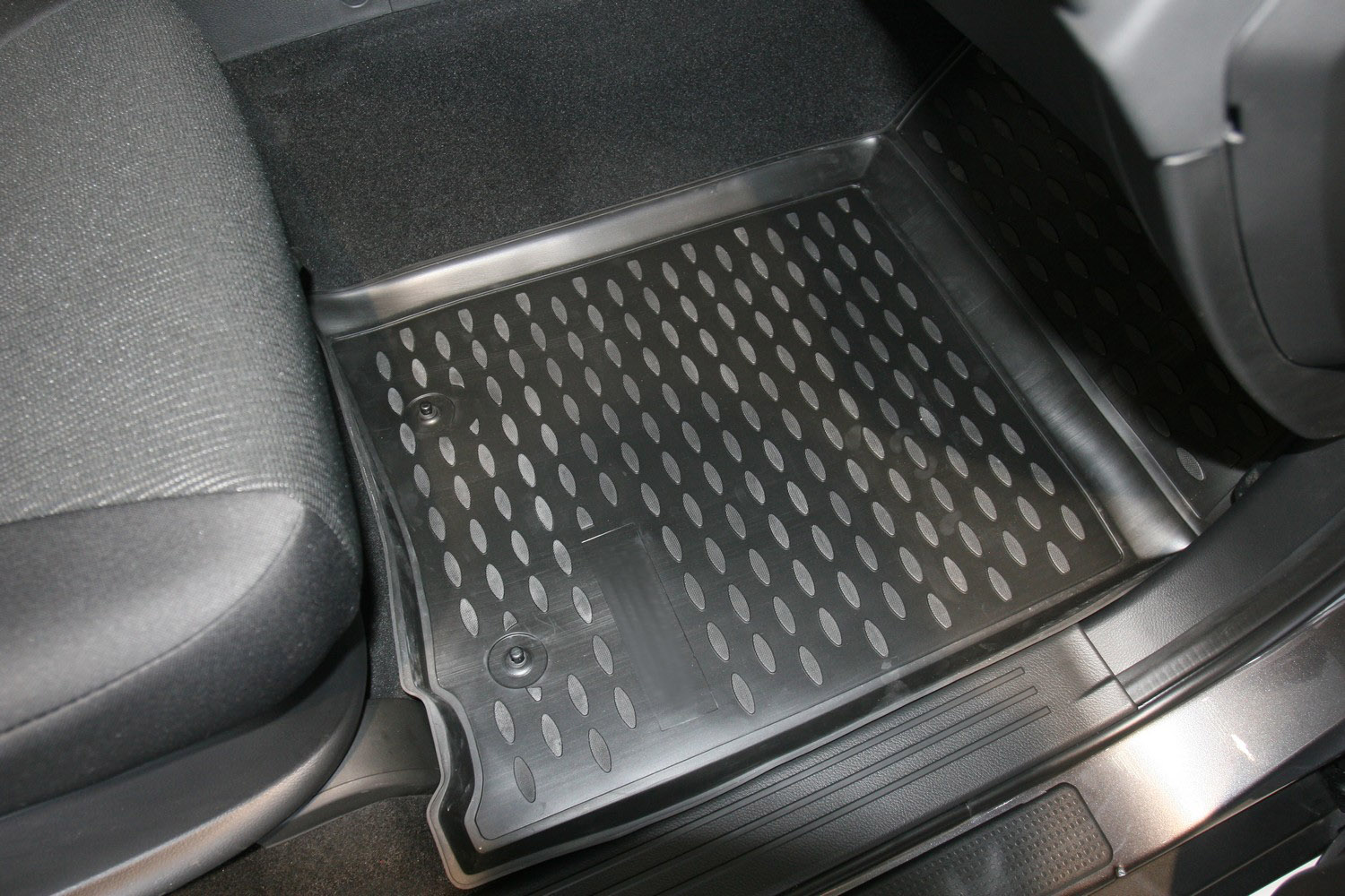 Коврики в салон SSANG YONG Actyon Sports, 2012- 4 шт. (полиуретан) / Саньенг Актион
