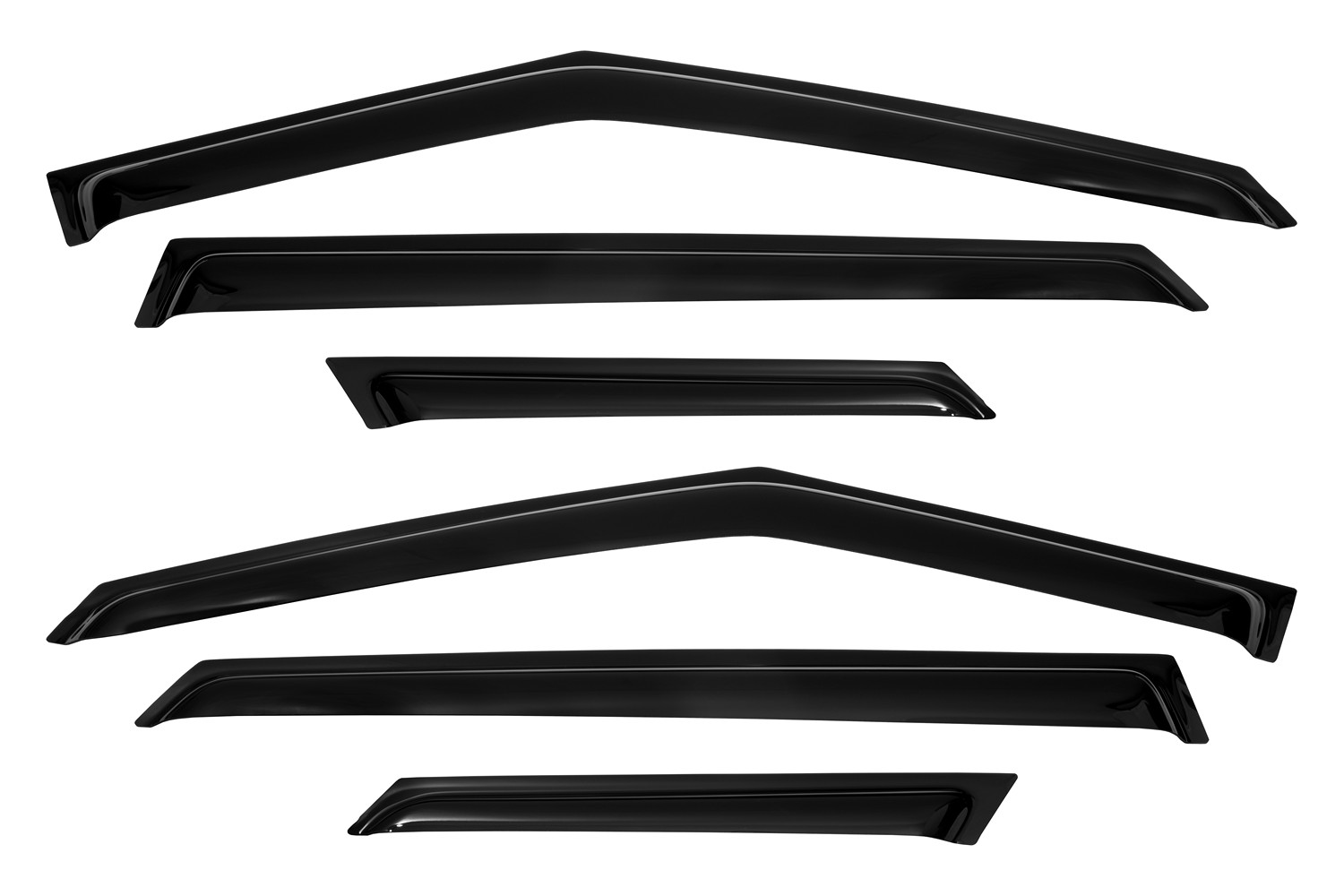 Дефлектор боковых окон Chery Tansuo 06 Urban / Jaecoo J7, 23-, 6ч., темный / Джаеку Джей 7 / Джейку Джей 7