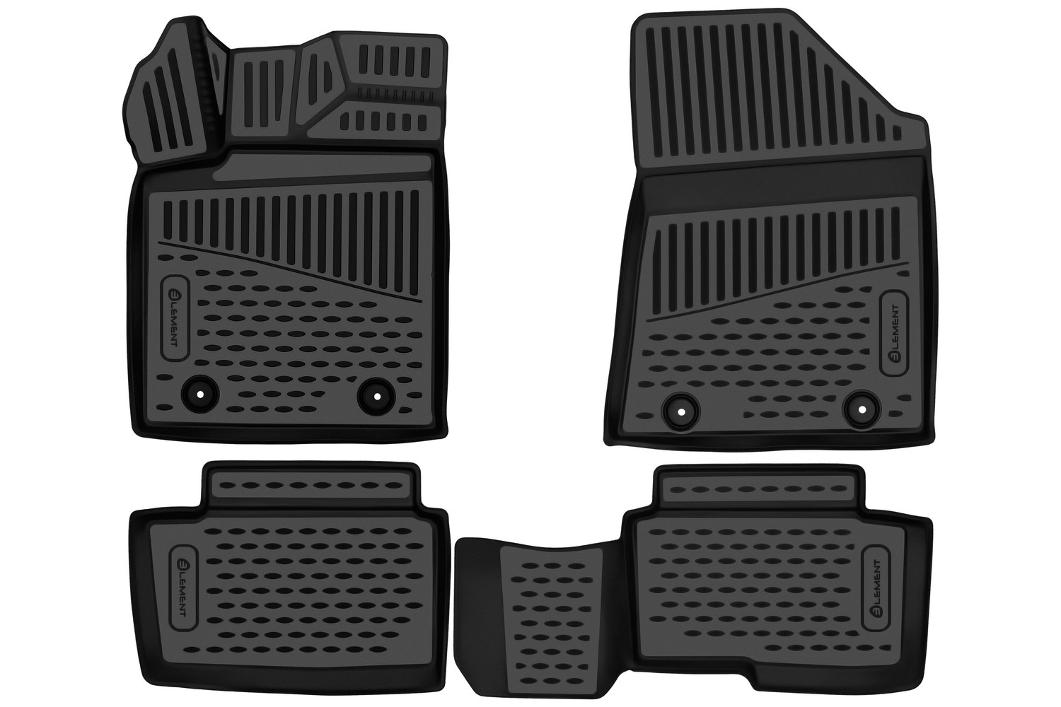 Коврики 3D в салон подходят для LIVAN X3 Pro 2023 - 4шт. (полиуретан) / Ливан Х3 Про