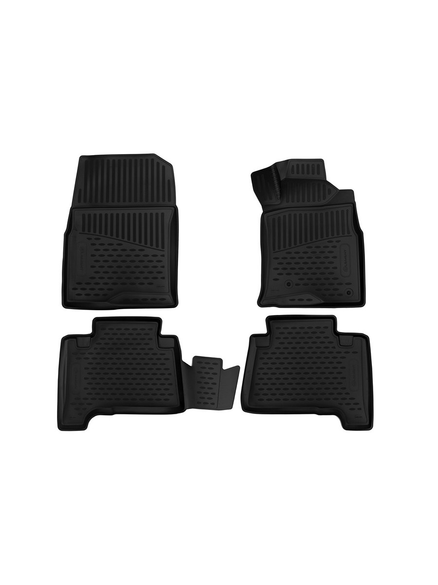 Коврики 3D в салон TOYOTA Hilux Surf, 2002-2009, внедорожник, правый руль, 4 шт. (полиуретан) / Тойота Хайлюкс