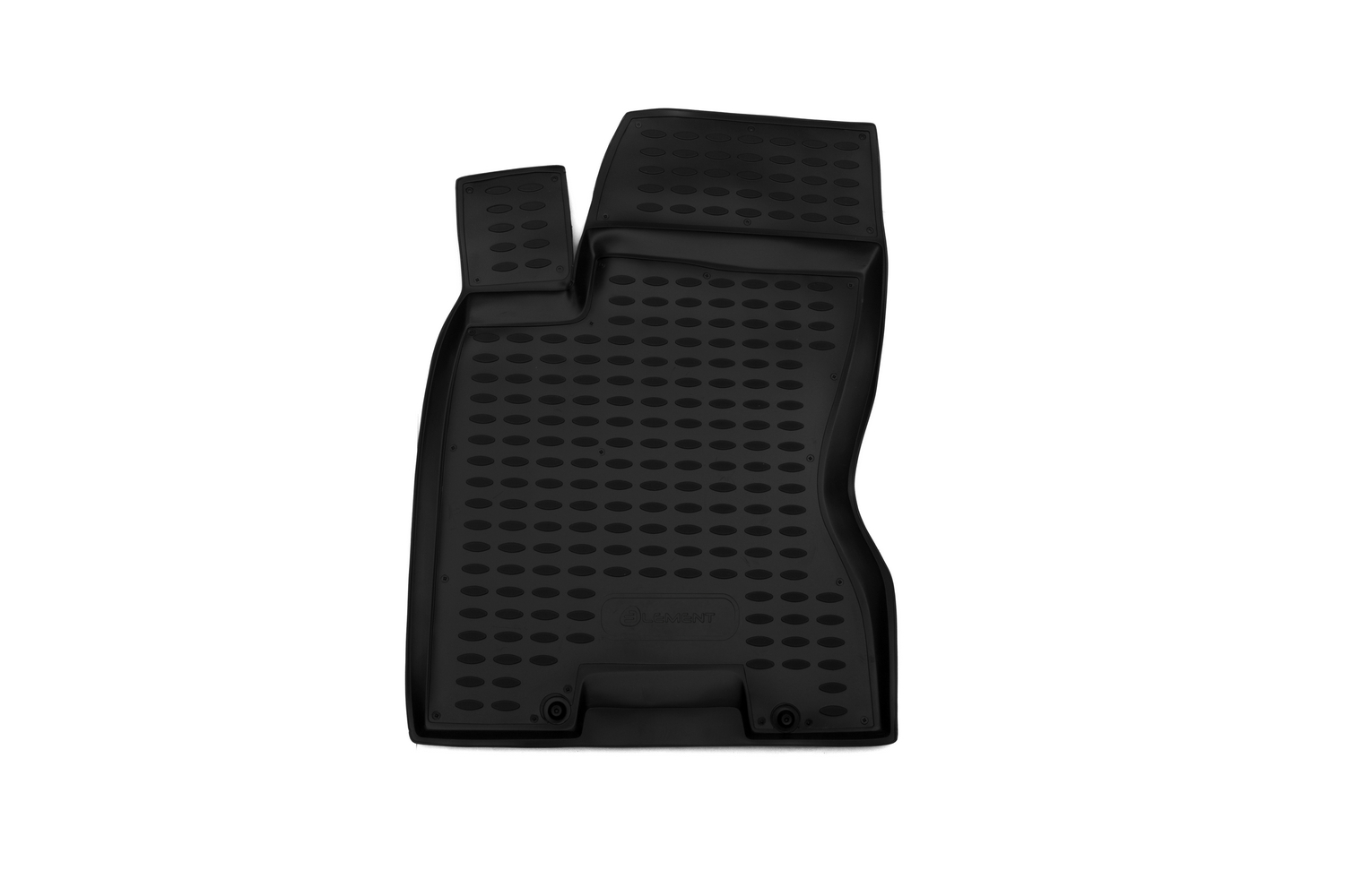 Коврик в салон 2D для NISSAN X-Trail (T31) 2007-2011 (II), 2010-2015 (II рест.) внедорожник Element передний левый, черный полиуретан / Ниссан Х Трейл