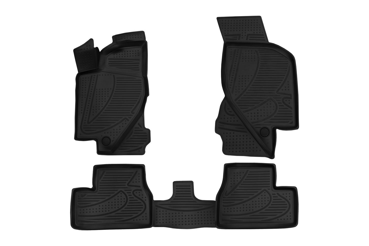 Коврики 3D в салон LADA Granta, 2011-, 4 шт. (Повышенная устойчивость, повышенная износостойкость) / Лада Гранта