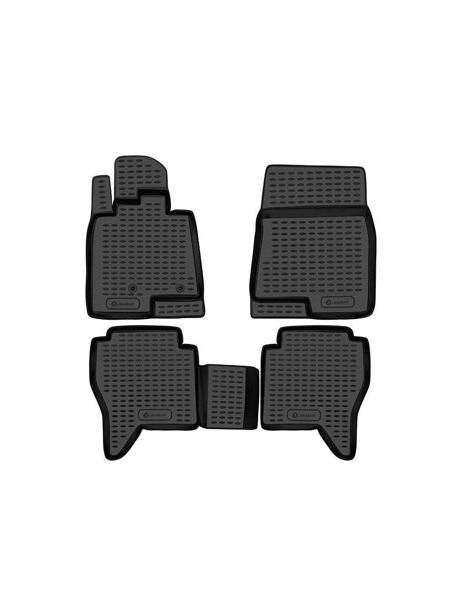 Коврики в салон MITSUBISHI Pajero IV(V80),  2006-, 4 шт. (полиуретан) / Митсубиси Паджеро