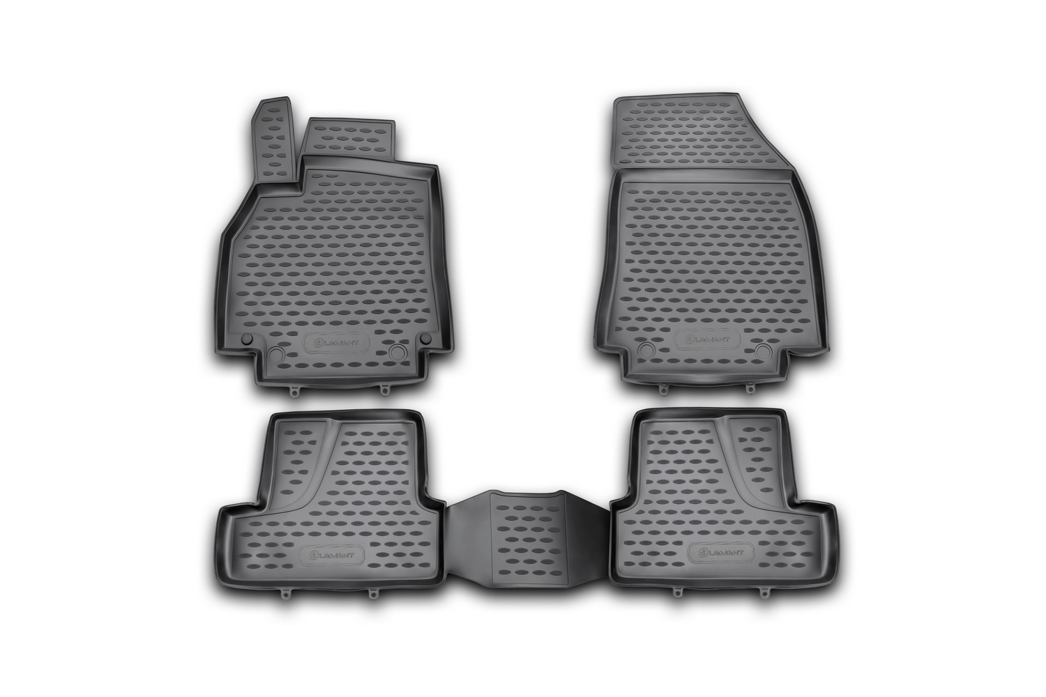 Коврики в салон RENAULT Megane 3 2010-2015, 4 шт. (полиуретан) / Рено Меган