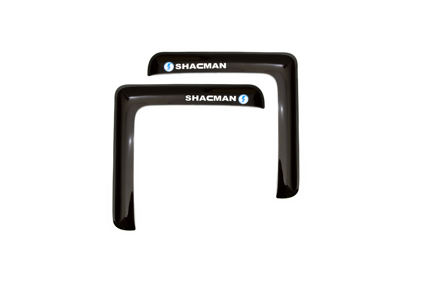 Дефлекторы окон для SHACMAN SX3256 2013-н.в. грузовик REIN 2 шт. (дымка) / Шакман Сх3256