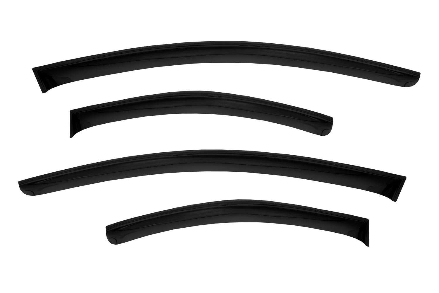 Дефлектор окон (НАКЛАДНОЙ скотч 3М) 4 шт. для NISSAN ALMERA CLASSIC / ALMERA II (N16) 2000-2006 / 2006-2013 седан / Ниссан Альмера