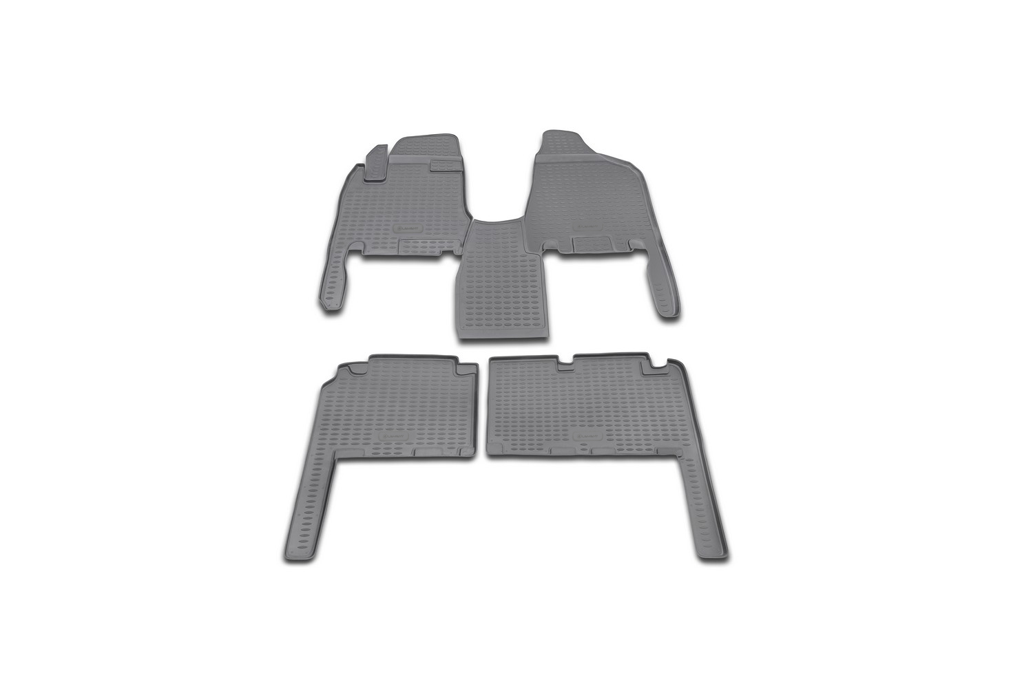 Коврики в салон для KIA Carnival (II), 2006-2014, АКПП4,  шт. (полиуретан) / Киа Карнивал