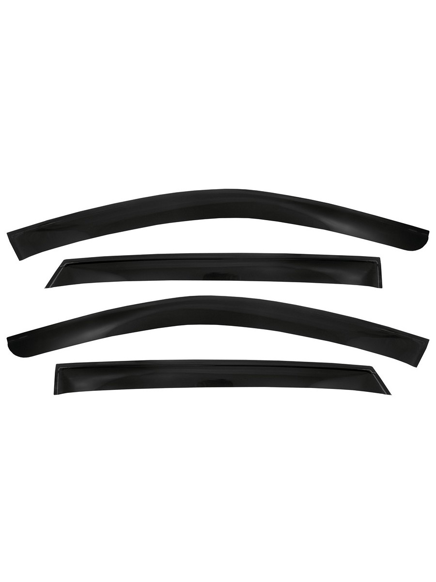 Дефлектор окон (НАКЛАДНОЙ скотч 3М), 4 шт., для CHANGAN UNI-K, 2020-, кроссовер / Чанган Юни-К