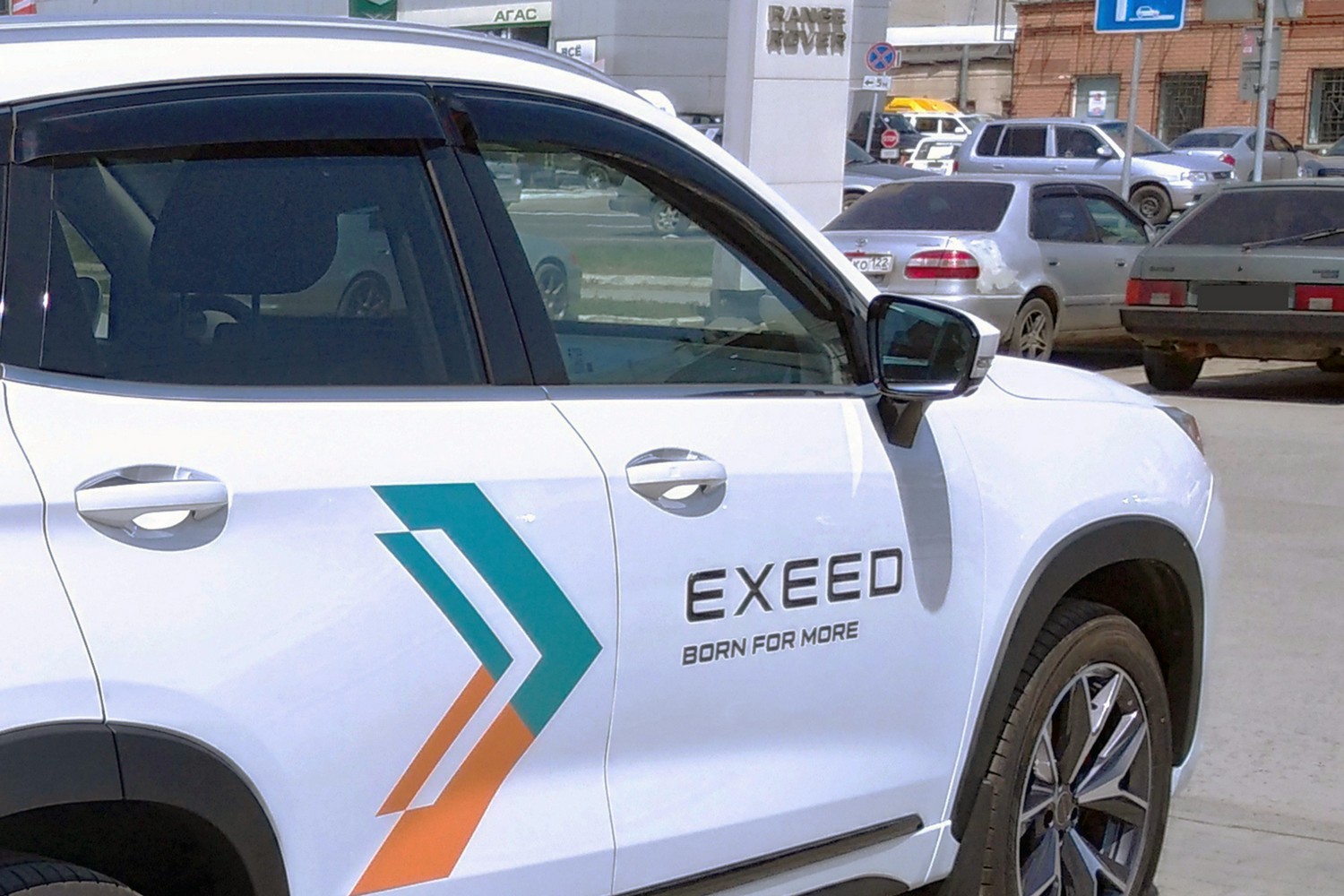 Дефлектор боковых окон EXEED LX, 2019-, 4ч., темный / Эксид ЛХ
