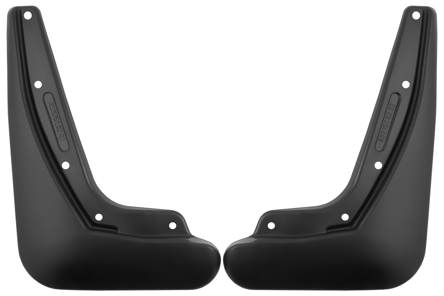 Брызговики задние для  CHANGAN CS35PLUS I 2018 -  2 шт.(optimum) в пакете / Чанган СиЭс 35 плюс