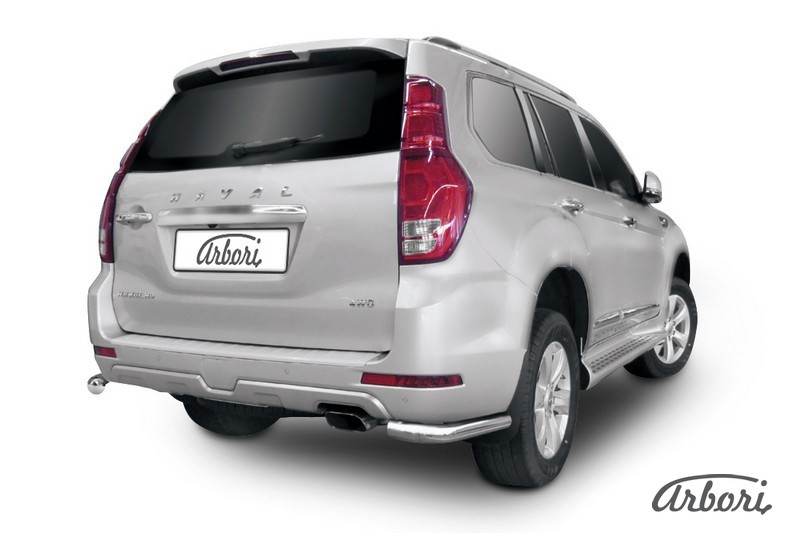 Защита задняя уголки Arbori d76 HAVAL H9 2015-2017 / Хавал Н9