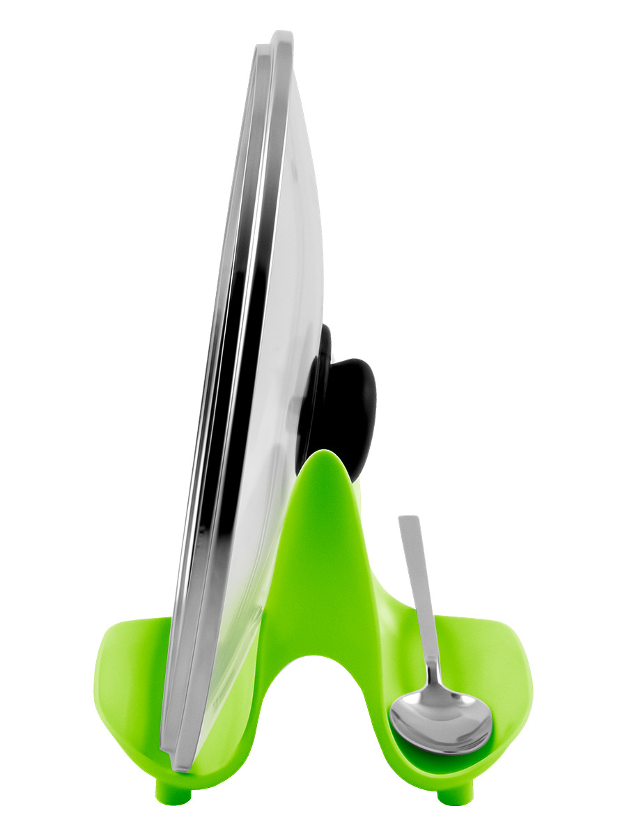 Держатель крышки и ложки кухонный FORMAT Салатовый