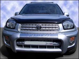Дефлектор капота темный TOYOTA RAV4 2000-2005, NLD.STORAV0012 / Тойота Рав 4