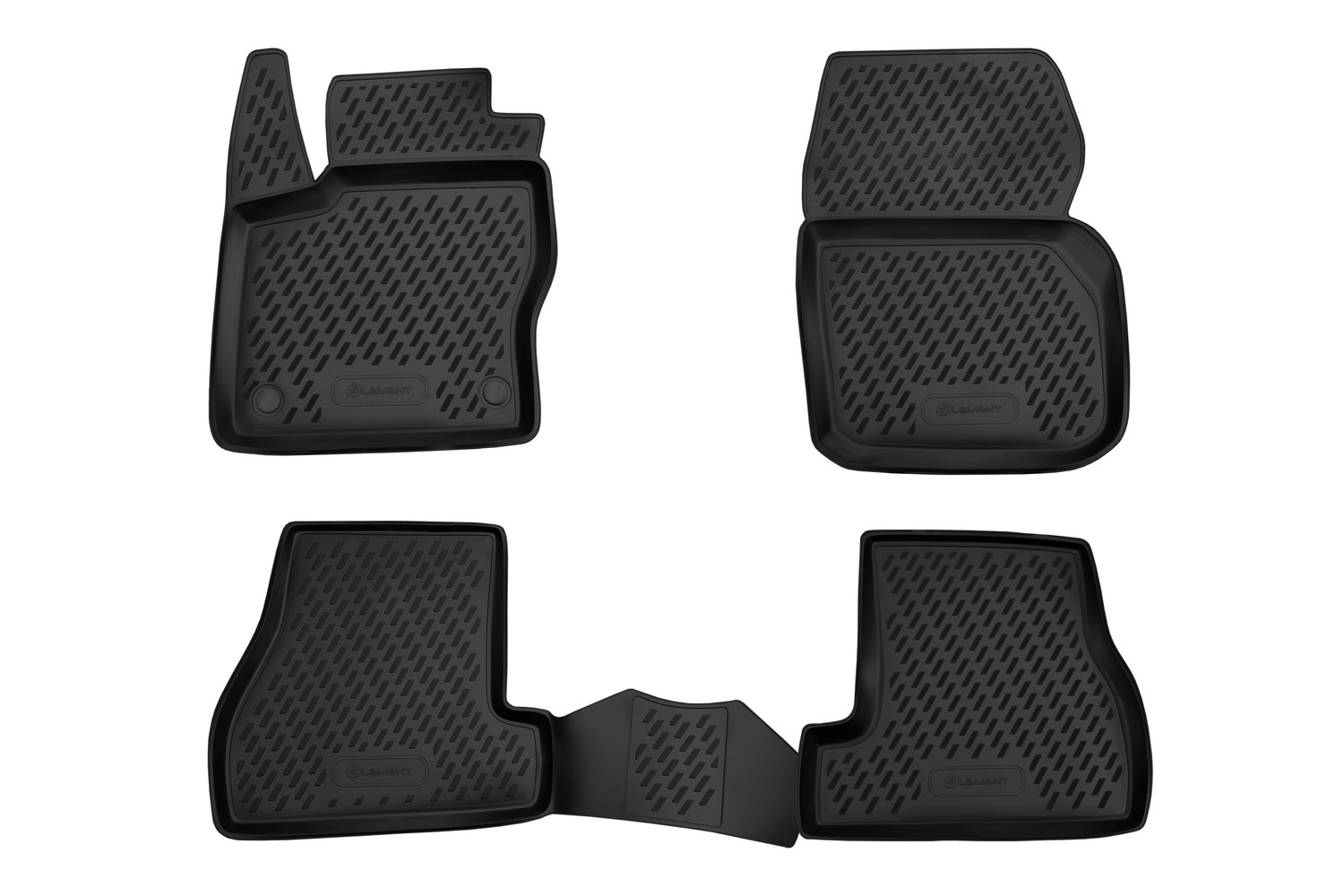 Коврики в салон FORD Focus 3, 04/2011-2015 4 шт. (полиуретан) / Форд Фокус