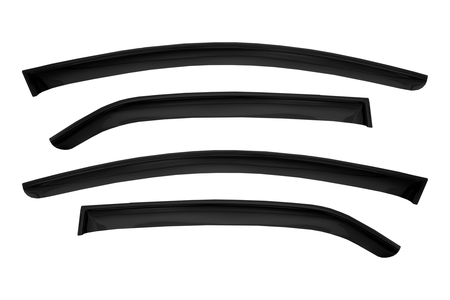 Дефлектор окон (НАКЛАДНОЙ скотч 3М) 4 шт. для KIA CERATO II 2008-2013 седан / Киа Серато