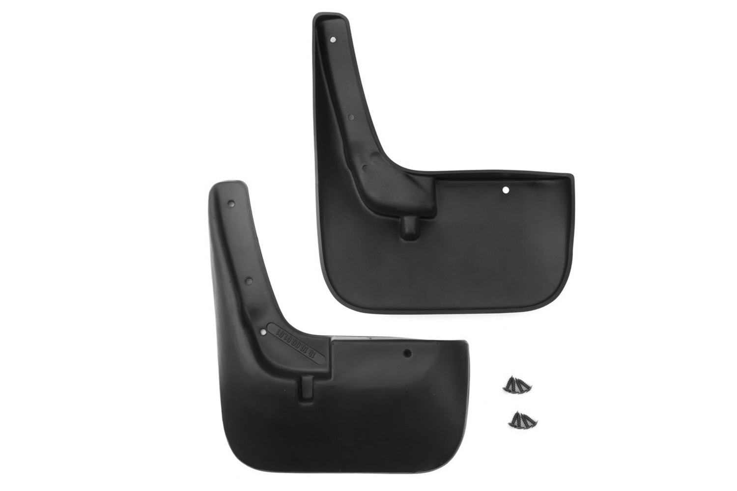 Брызговики передние для Fiat Ducato 2007-2014, (установка с подкрылком Autofamily), 2 шт. (standard) / Фиат Дукато