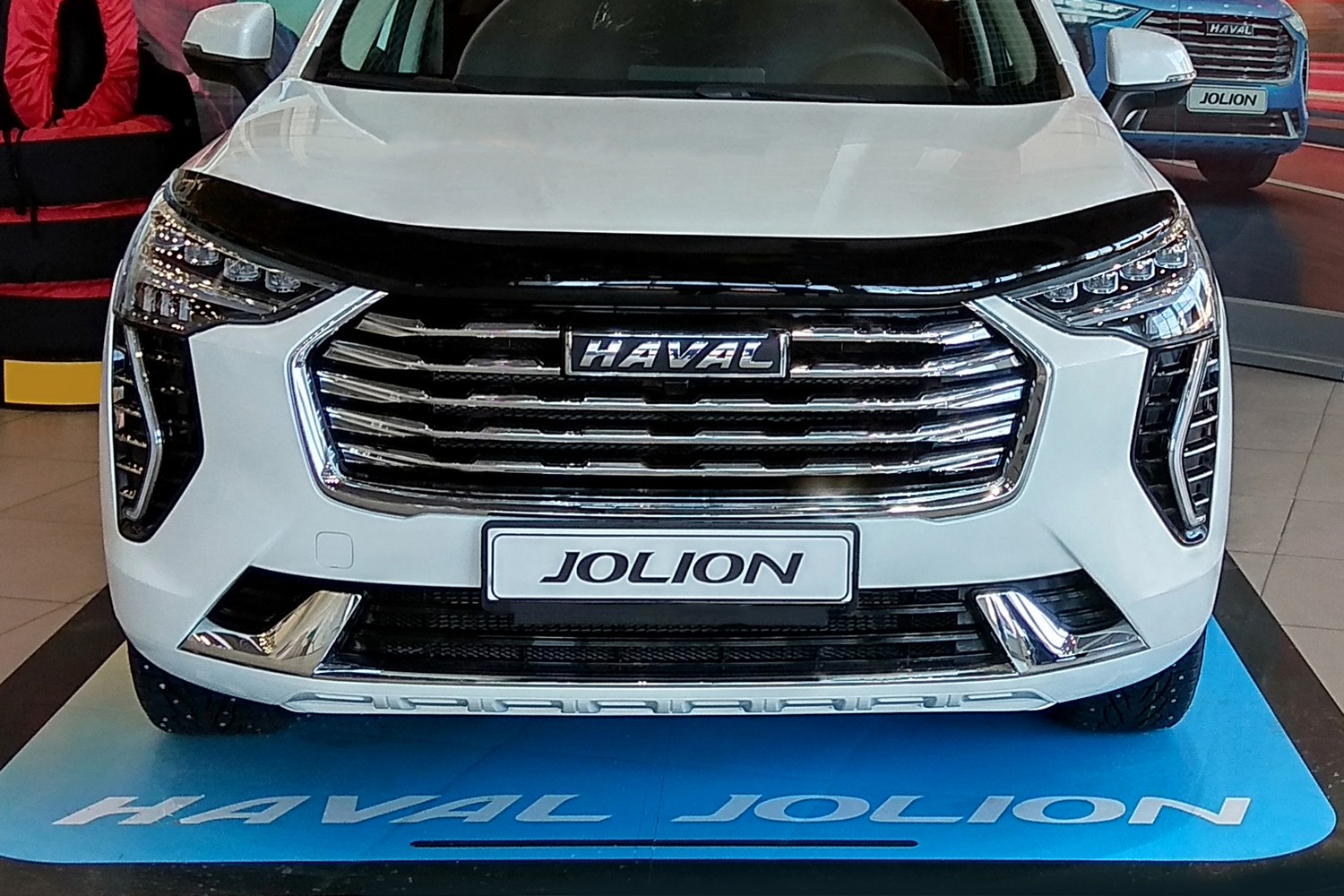 Дефлектор капота для Haval Jolion, 2021-н.в. внедорожник SIM / Хавал Джолион