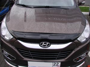 Дефлектор капота темный HYUNDAI ix35 2010-, NLD.SHYIX351012 / Хендай ИХ35
