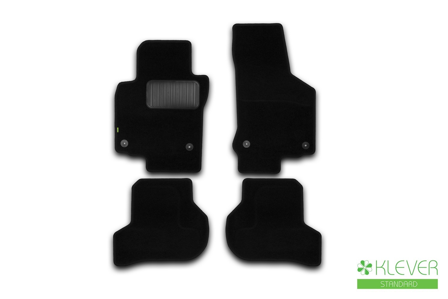 Коврики в салон Klever Standard VOLKSWAGEN Golf VI 2008-2012, хб., 4 шт. (текстиль) / Фольксваген Гольф