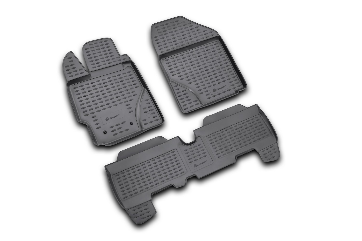 Коврики в салон TOYOTA Yaris 01/2006-2010, 3 шт. (полиуретан) / Тойота Ярис