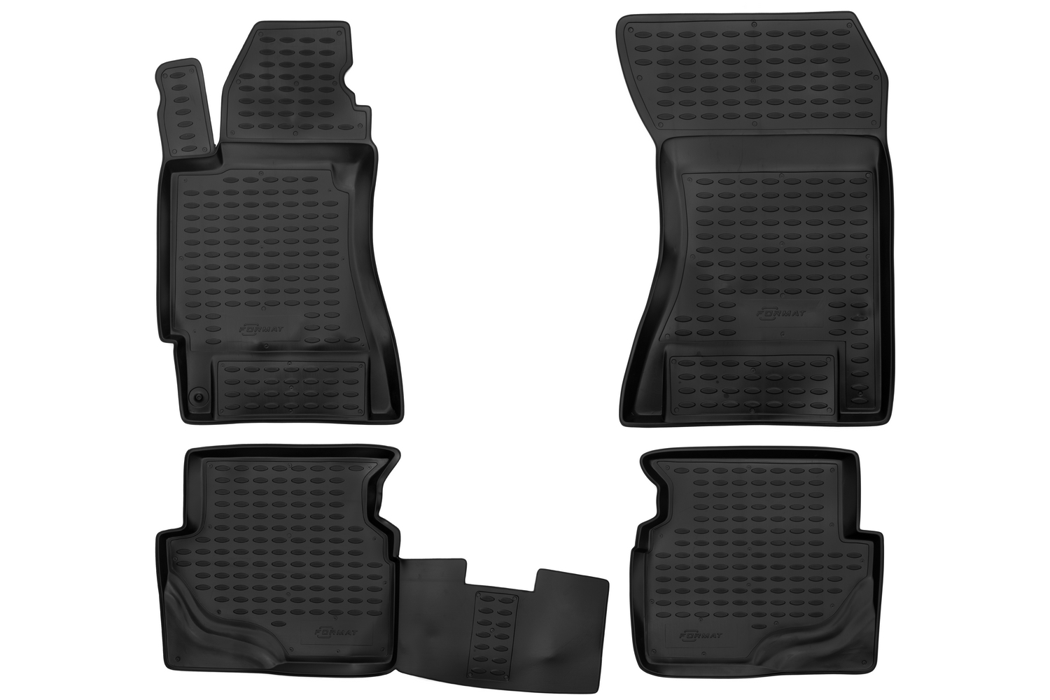 Коврики в салон для SUBARU Forester (II, IIr), 2002-2008, 4 шт. (Повышенная устойчивость, повышенная износостойк / Субару Форестер