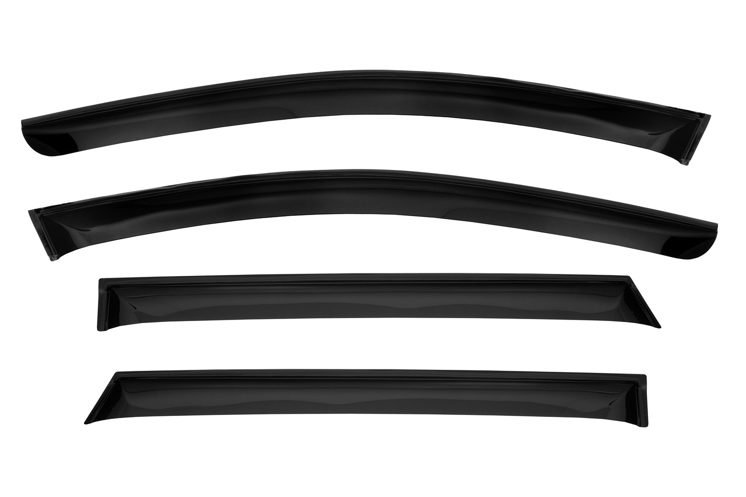 Дефлектор окон (НАКЛАДНОЙ скотч 3М), 4 шт., для JAC JS4, 2022-, кроссовер / Джак ДЖИЕС4