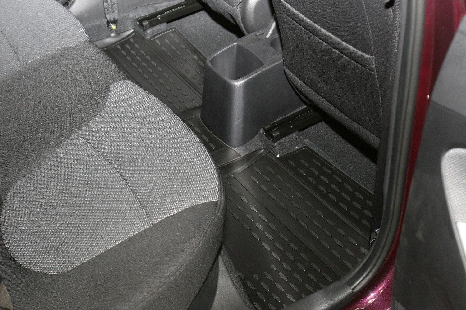 Коврики в салон HYUNDAI Solaris, 2010-2014, хб. 4 шт. (полиуретан) / Хендай Солярис