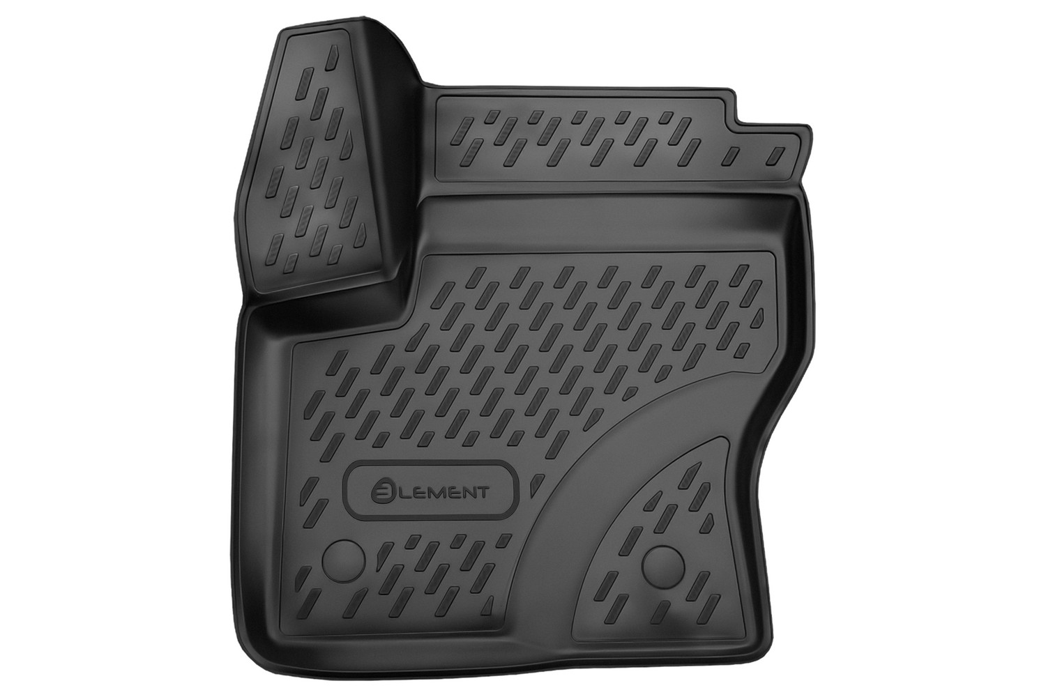 Коврик 3D в салон для FORD Kuga (II, IIр) 2013-2016, 2017-2019, Передний левый, 1шт. (полиуретан) / Форд Куга