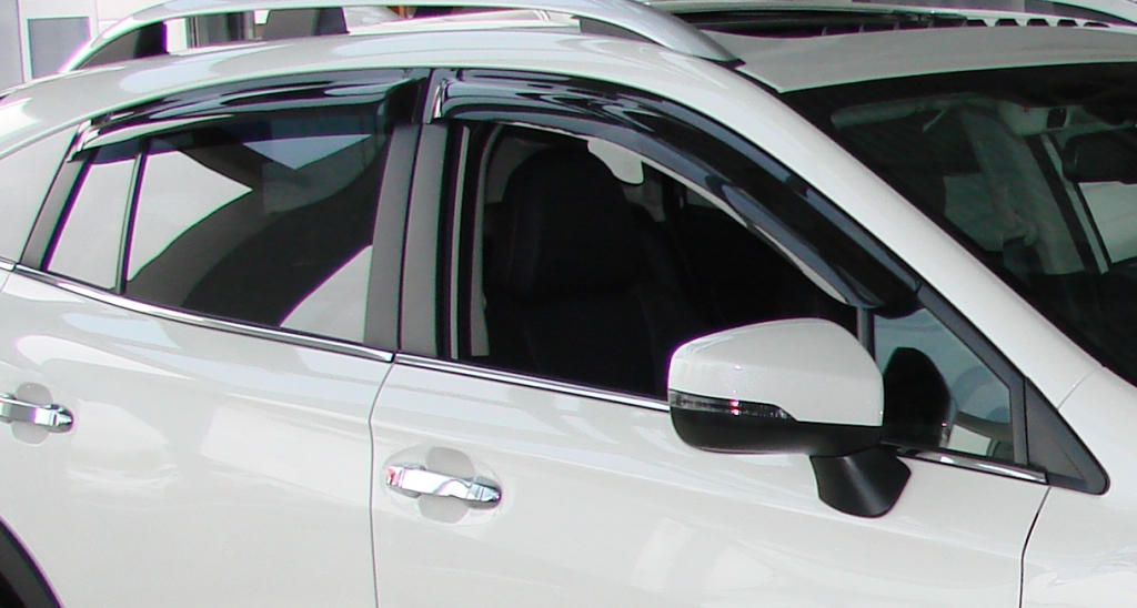 Дефлекторы боковых окон Subaru XV, 2017-/Impreza, 2016-, HB, 4ч., темный / Субару Хв