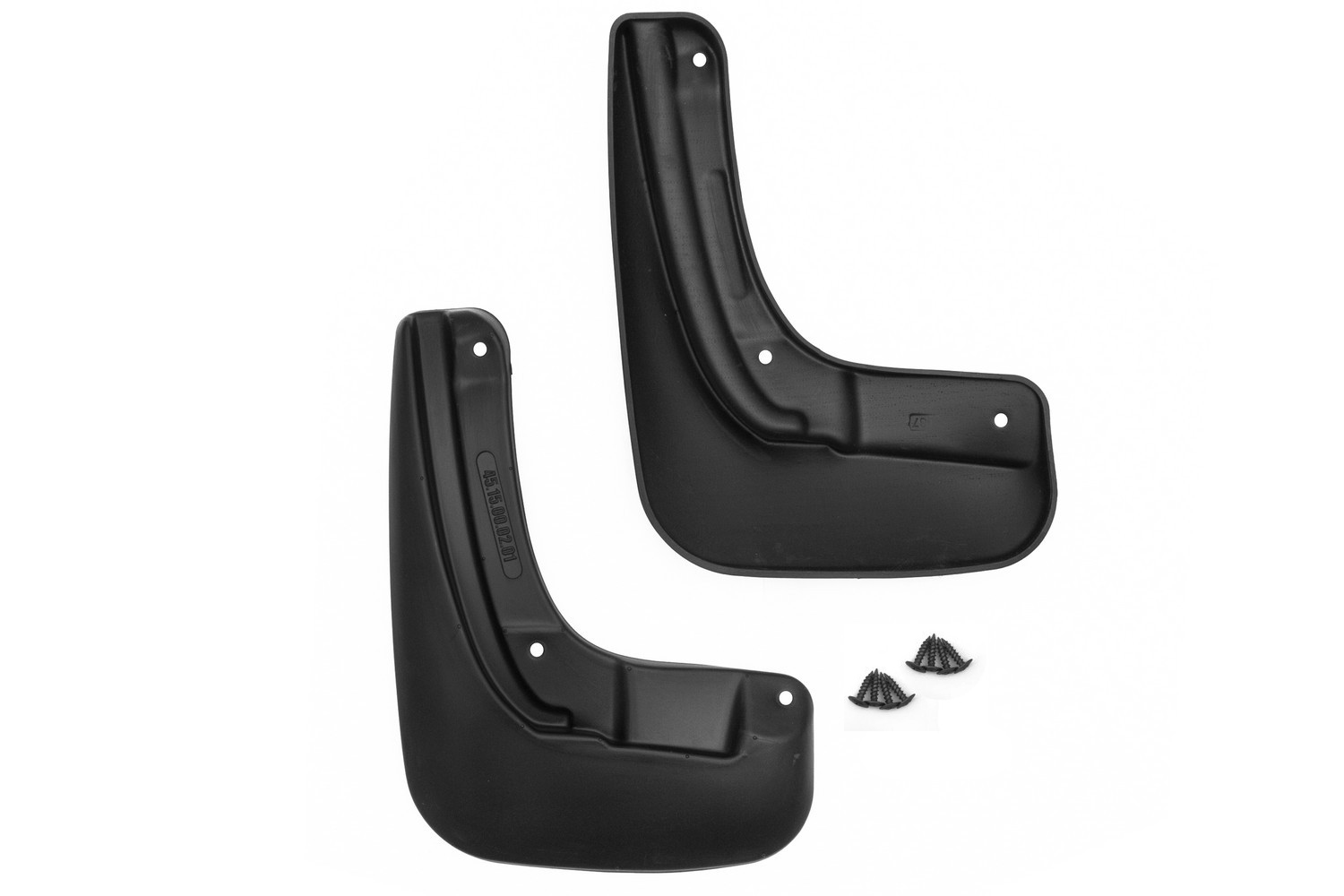 Брызговики для SKODA Rapid 2012-2020, 2020-н.в., VOLKSWAGEN Polo 2020-н.в. лифтбек REIN задние 2 шт. / Шкода Рапид