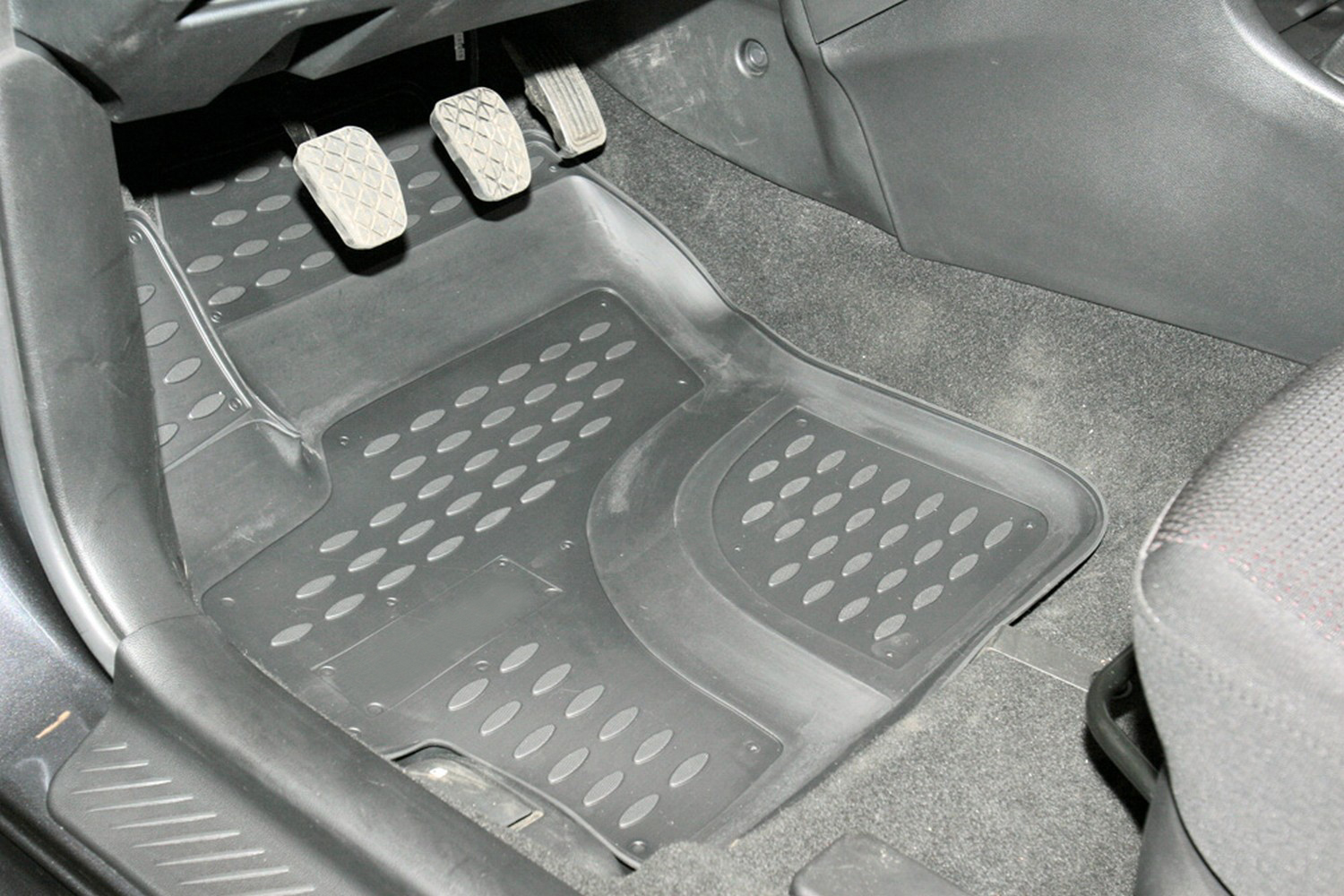Коврики в салон 2D для MAZDA 3 2003-2009 седан Element черный полиуретан / Мазда