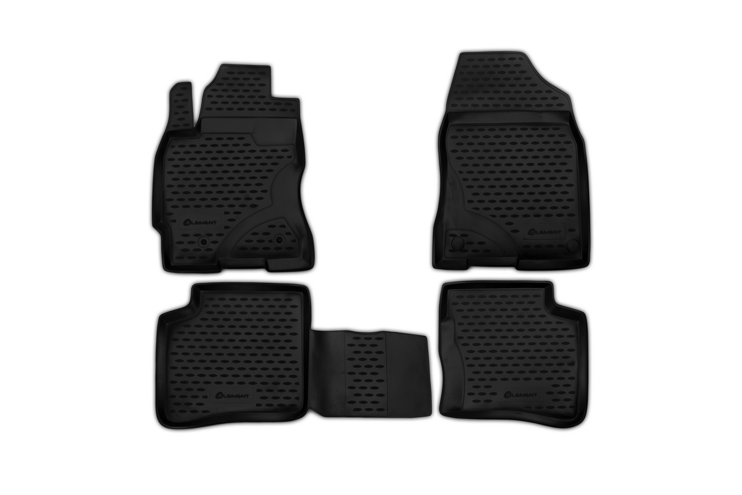 Коврики в салон TOYOTA Prius 2003-2009, 4 шт. (полиуретан) / Тойота Приус