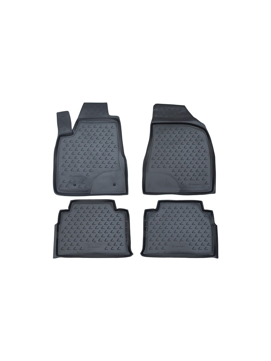 Коврики в салон LEXUS RX350 2003-2009, 4 шт. (полиуретан, серые) / Лексус РХ