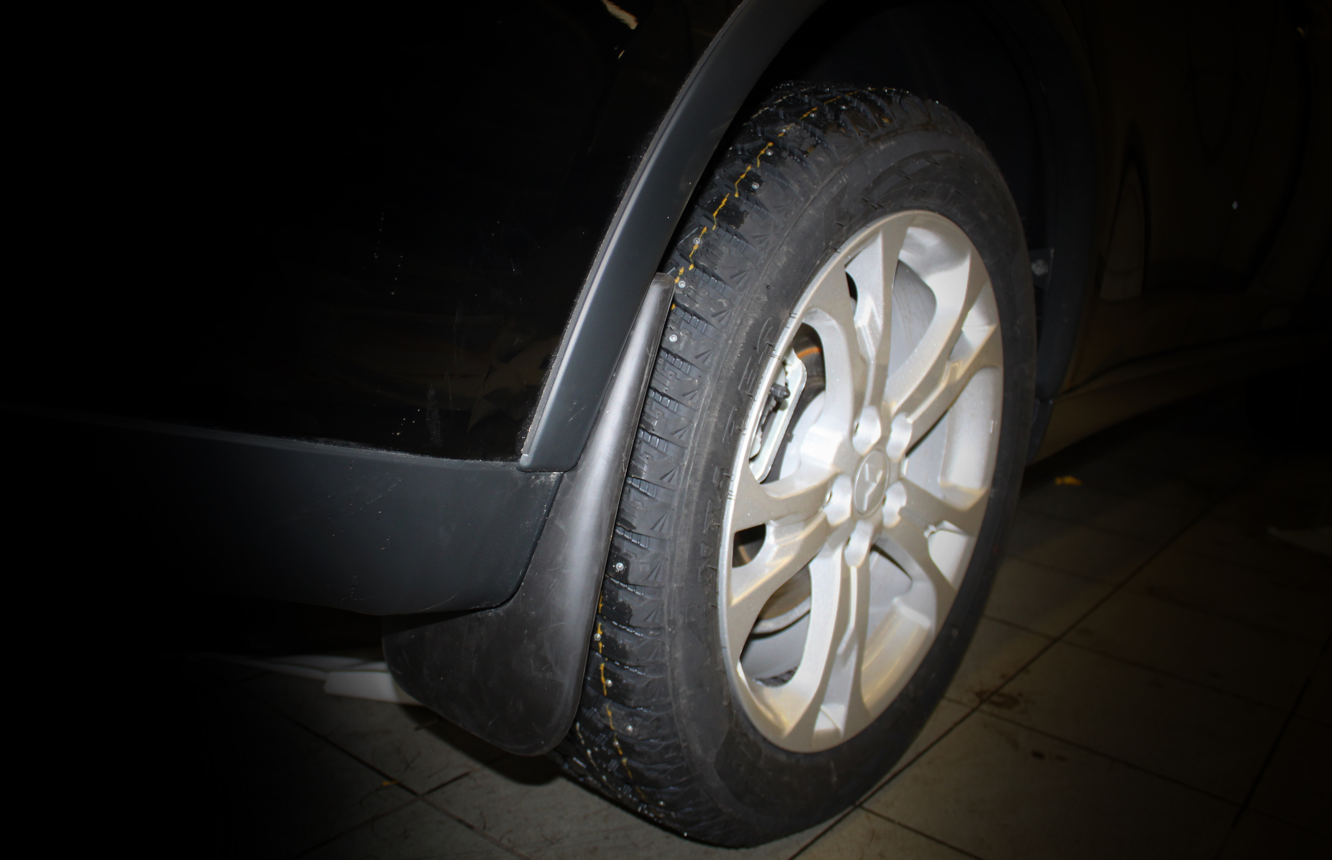 Брызговики задние MITSUBISHI Outlander, 03/2014-02/2015 вн. 2 шт.(optimum) в пакете / Митсубиси Аутлендер
