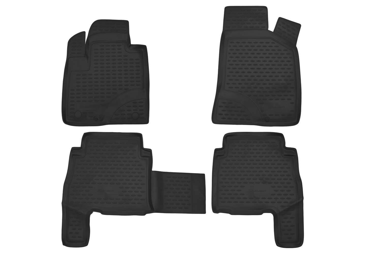 Коврики в салон HYUNDAI Santa Fe 2006-2010, 4 шт. (полиуретан) / Хендай Санта Фе