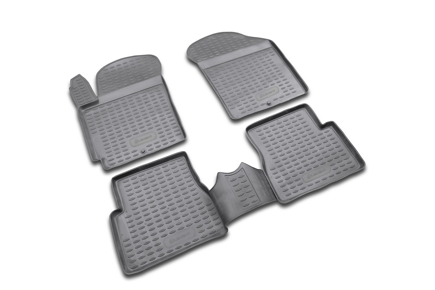 Коврики в салон KIA Picanto 2004-2011, 4 шт. (полиуретан) / Киа Пиканто