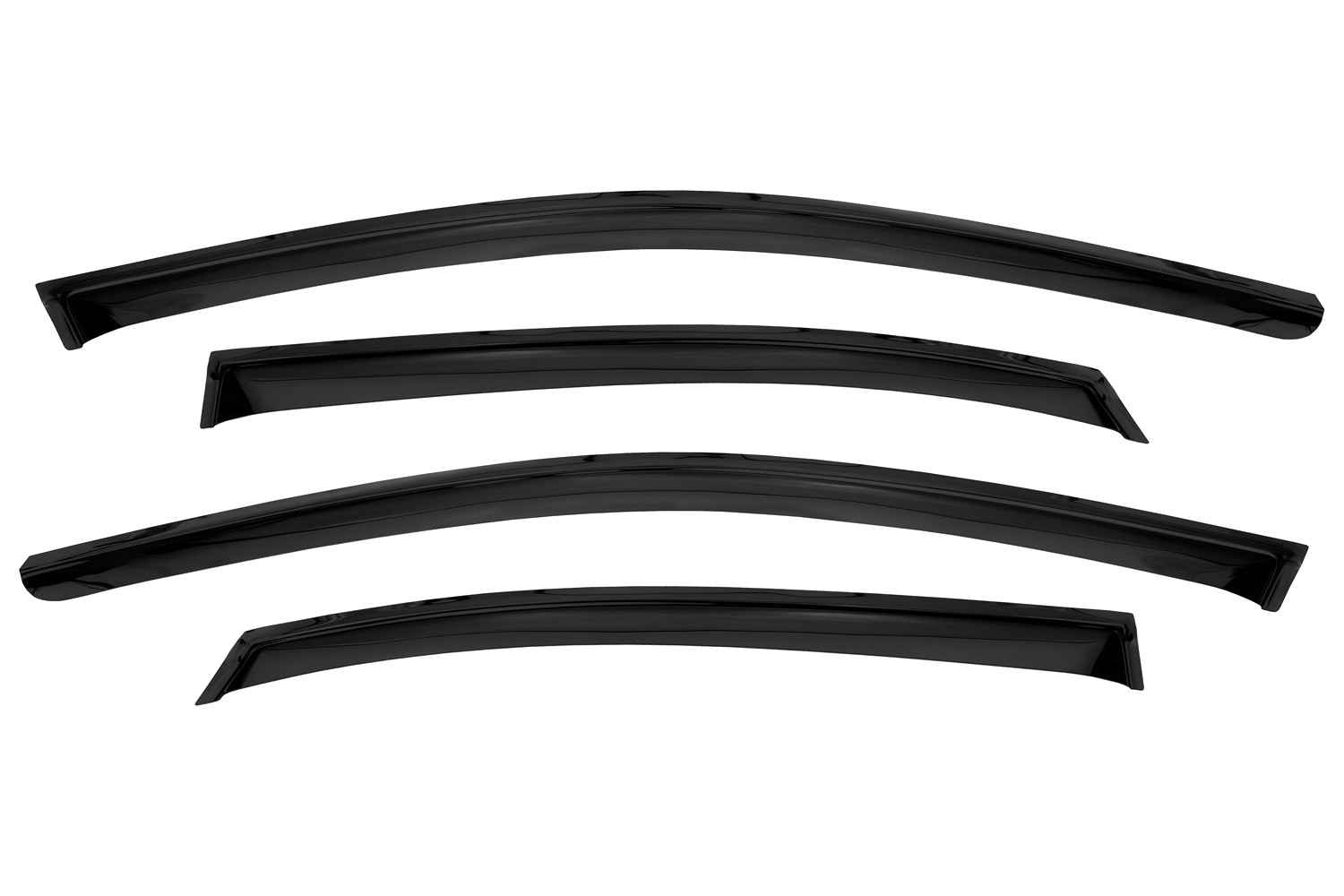 Дефлекторы окон, НАКЛАДНОЙ скотч 3М, 4 шт., для CHANGAN Alsvin 2018-, Седан / Чанган Алсвин