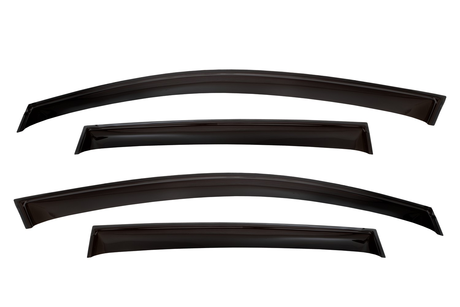 Дефлекторы боковых окон Renault Duster, 2017-/ Dacia Duster, 2017-, 4ч., темный / Рено Дастер