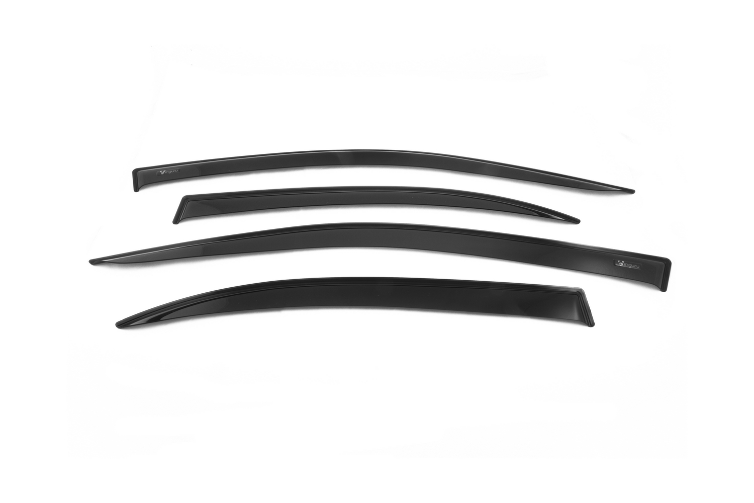 Дефлекторы окон Vinguru для CHEVROLET Aveo 2006-2012 /сед/накладные/скотч/к-т 4 шт./материал акрил / Шевроле Авео