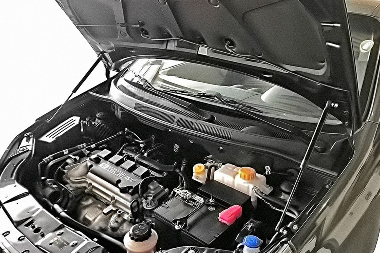 Упоры капота для CHEVROLET Nexia, RAVON Nexia R3, 2020-, к-т 2 шт / Равон Нексия / Шевроле Нексия