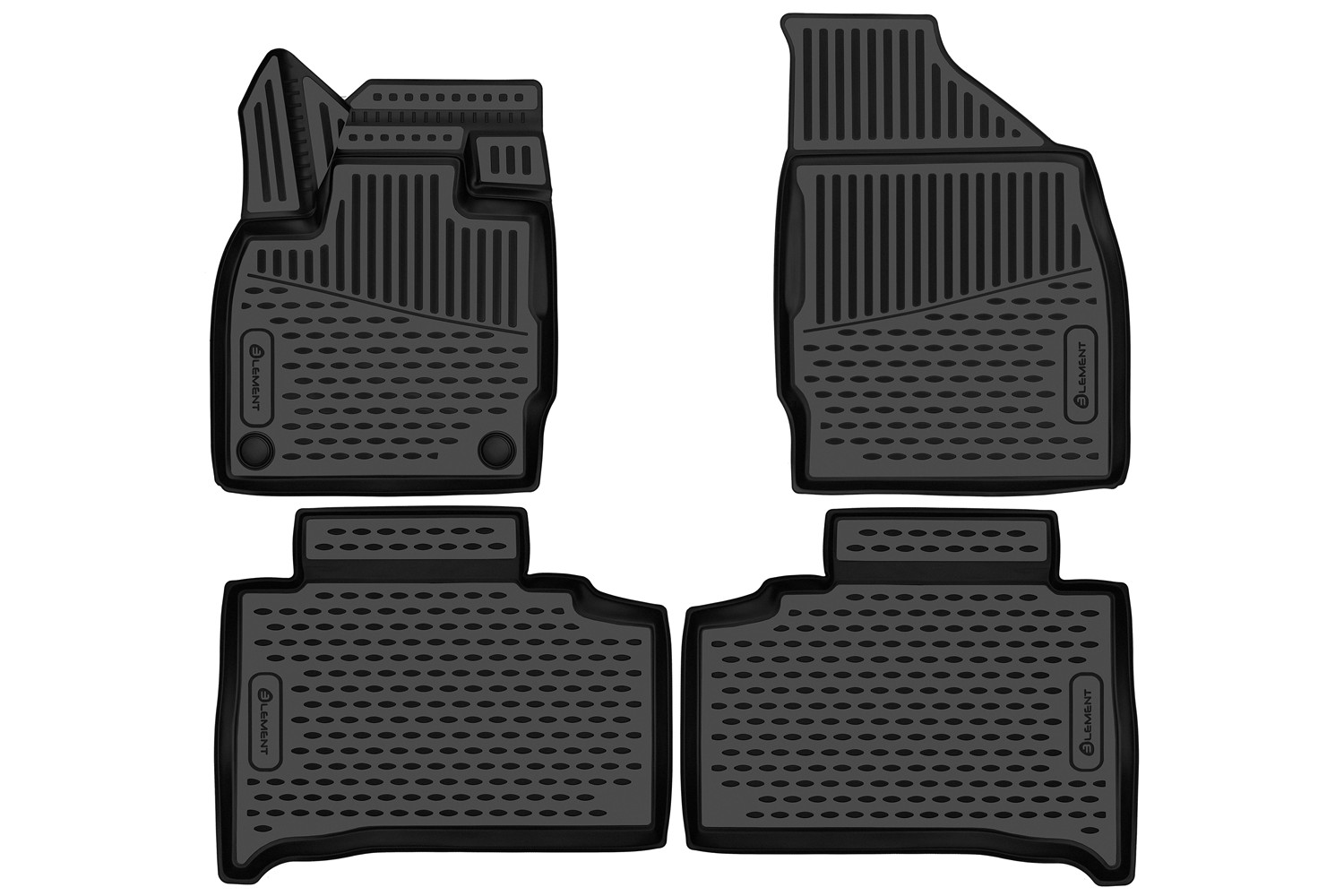 Коврики 3D в салон для SKYWELL ET5 2021-, 4шт. (полиуретан) / Скайвел